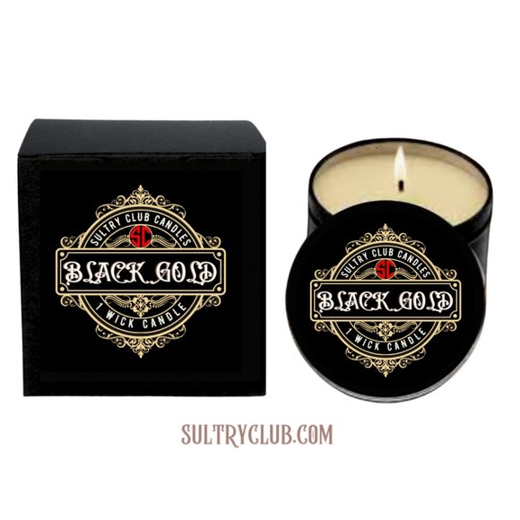 Black Gold Soy Candle - Picture 7 of 10